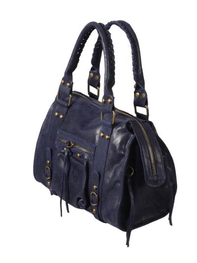Lederen city bag- medium
