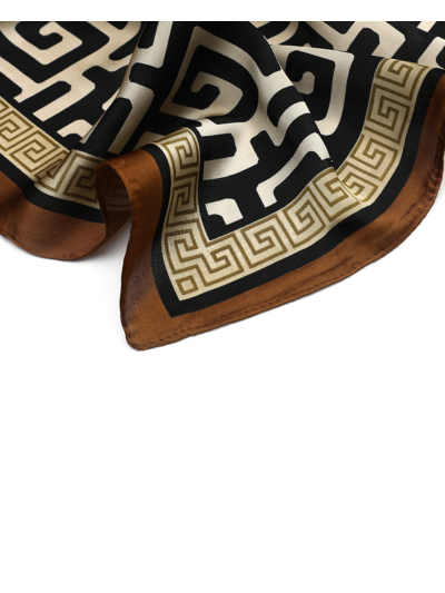 Vierkant sjaaltje met Grieks ornament