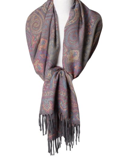 Lora pashmina met paisleypatronen