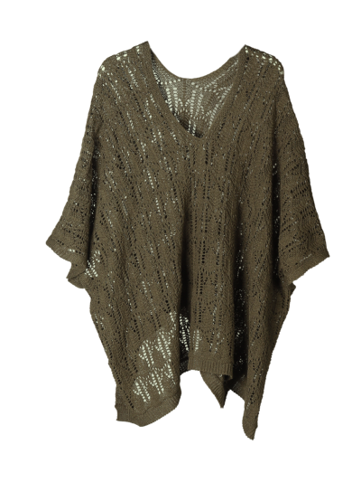 Gehaakte poncho 