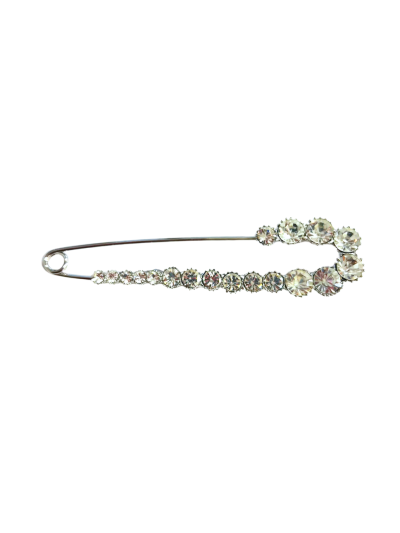 Grote broche speld met strass