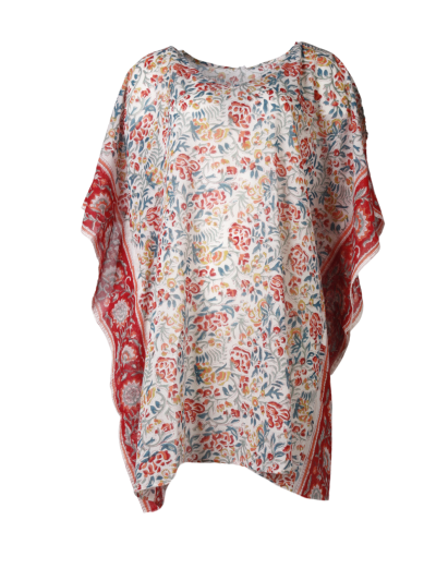 Luchtige bloemen kaftan