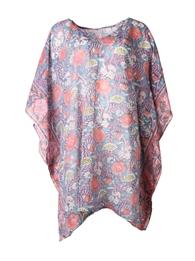 Luchtige bloemen kaftan