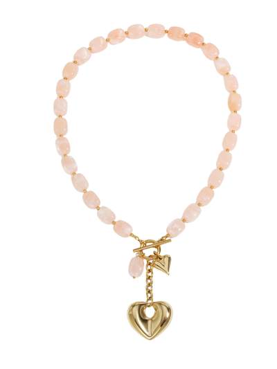 Kralenketting met hart bedel