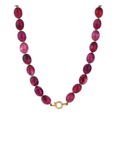 Kralenketting met gouden details
