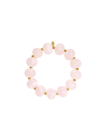 Flore armband met natuursteenlook