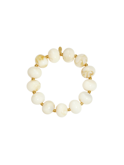 Flore armband met natuursteenlook