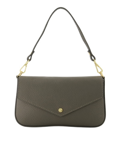 Kylie lederen clutch