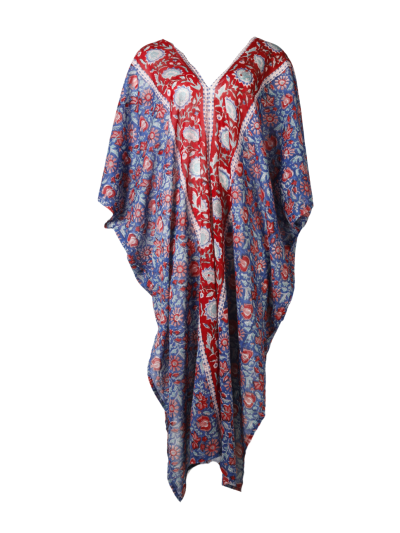 Kaftan met bloemenprint