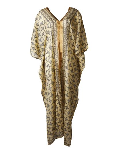 Lange katoenen 'Daisy' kaftan 