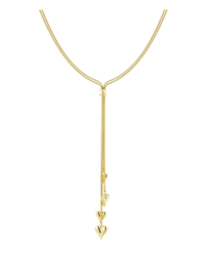 Lange ketting met hartjes