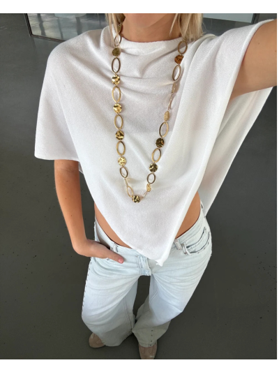 Lange ketting met ovale schakels