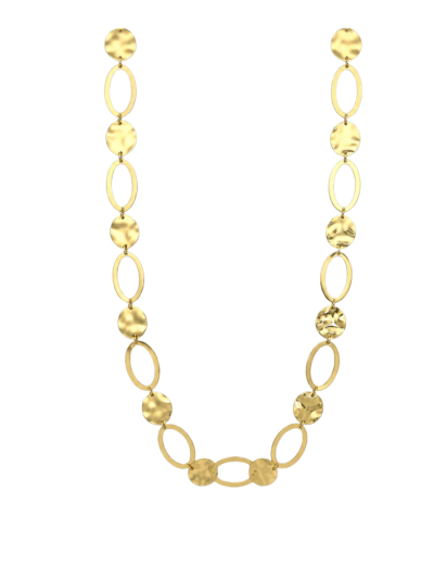 Lange ketting met ovale schakels