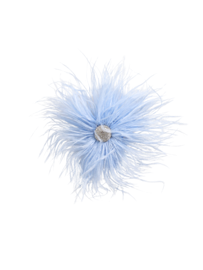 Veren broche / corsage met strass details