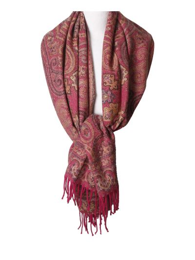 Lora pashmina met paisleypatronen
