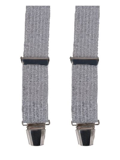 Bretels in zilver lurex