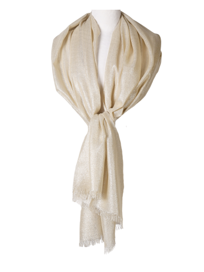 Stola met lurex glittereffect