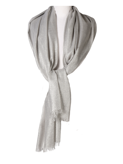 Stola met lurex glittereffect