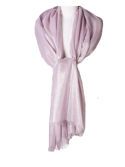 Stola met lurex glittereffect