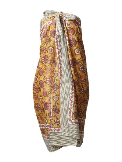 Celine sarong in okergeel