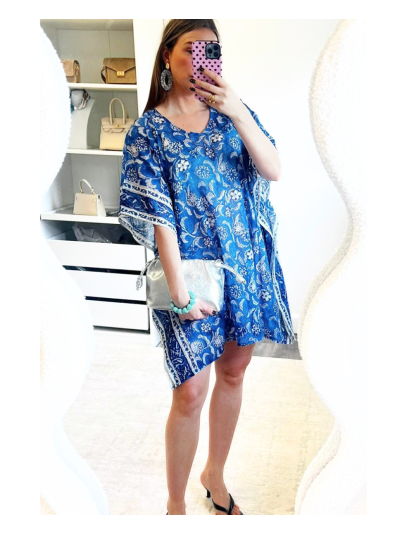 Luchtige bloemen kaftan