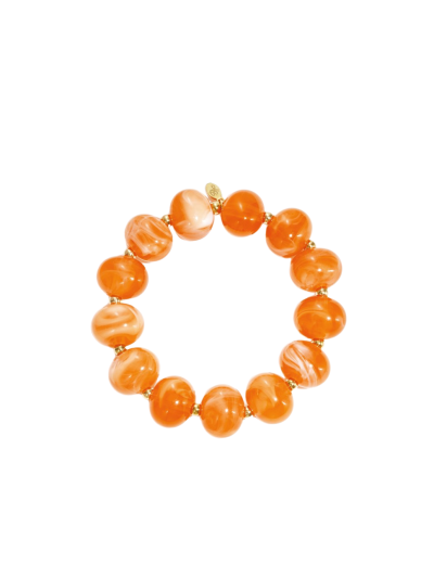 Flore armband met natuursteenlook