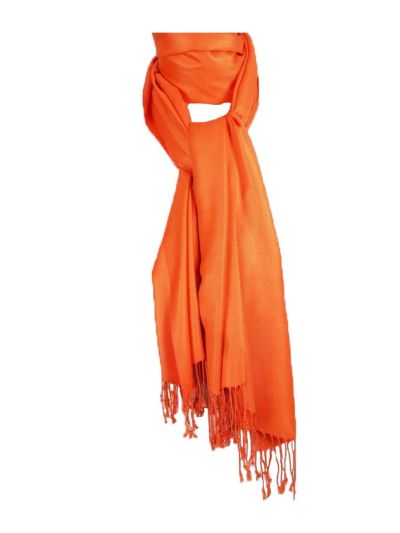 Oranje pashmina sjaal