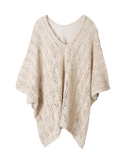 Gehaakte poncho 