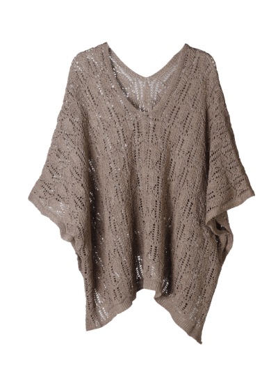 Gehaakte poncho 
