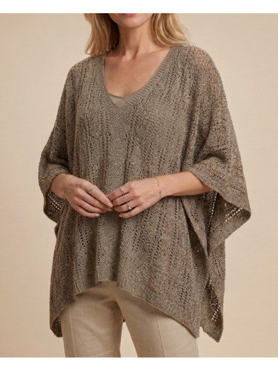 Gehaakte poncho 