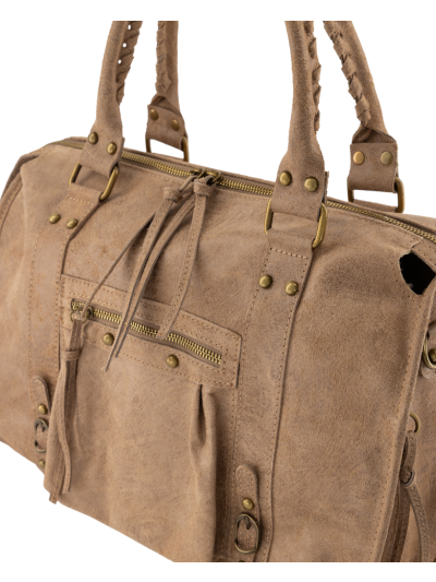 Large lederen city bag