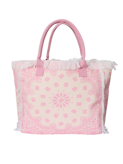 Shopper tas met bandana print