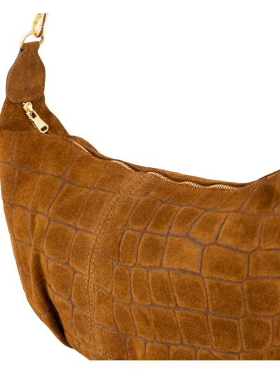 Savanna croco suède tas