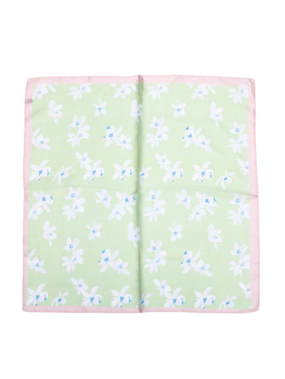 Sjaaltje met romantische bloemenprint