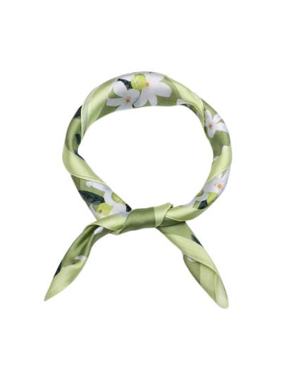 Sjaaltje met romantische bloemenprint
