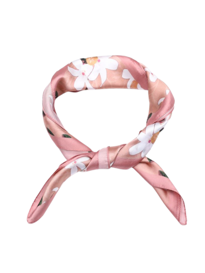 Sjaaltje met romantische bloemenprint