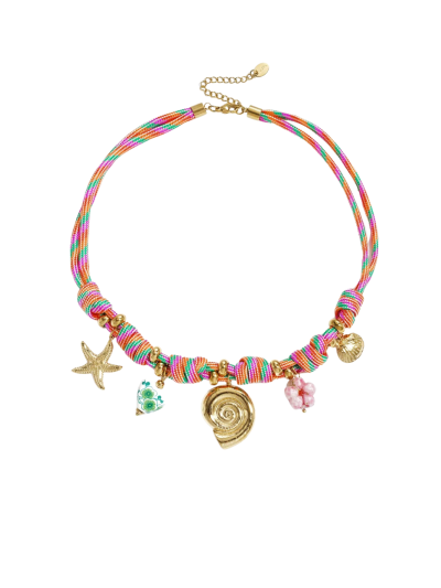 Touwketting met bedels