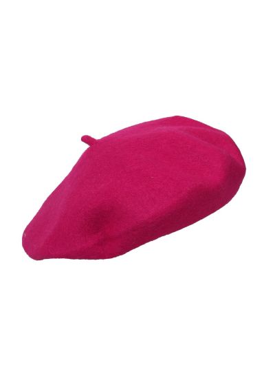 Wollen baret in hardroze