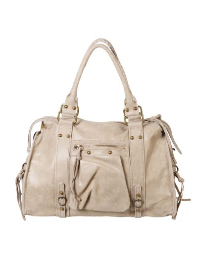 Large lederen city bag