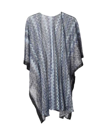 Korte kimono met zigzag patroon