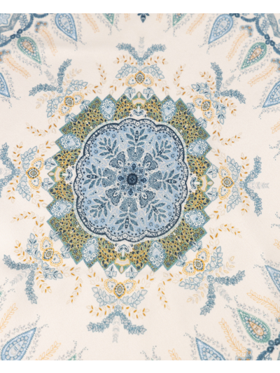 Zijden sjaaltje met fijne paisleyprint