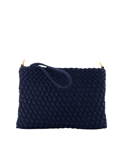 Zila gevlochten clutch