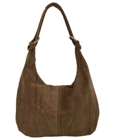 Suède shopper tas
