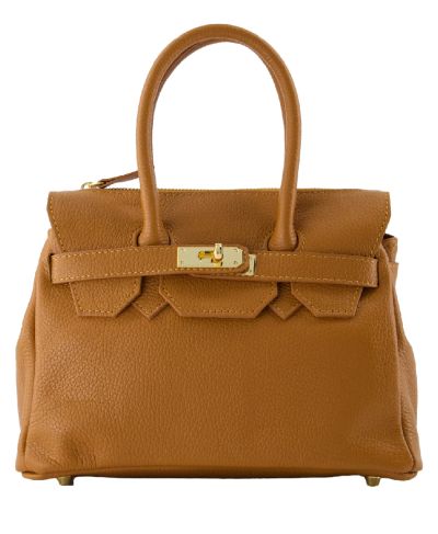 Yara lederen handtas –cognac