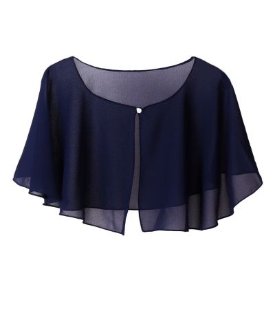 Celine stola in donkerblauw