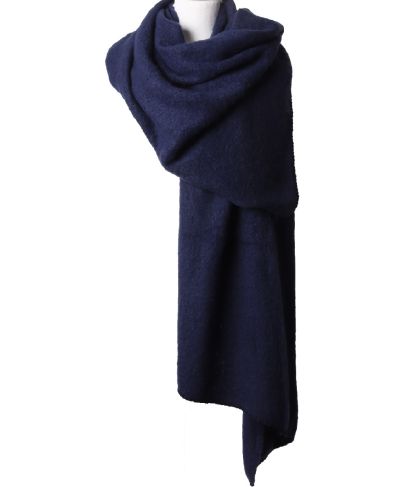 Wol-blend omslagdoek/sjaal 