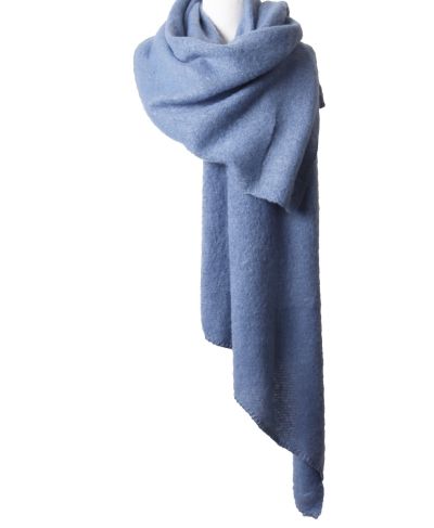 Wol-blend omslagdoek/sjaal 
