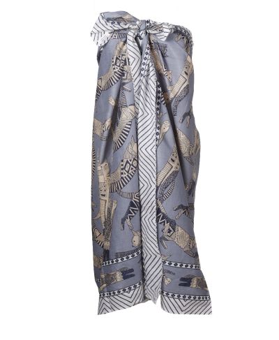Sarong met kattenprint