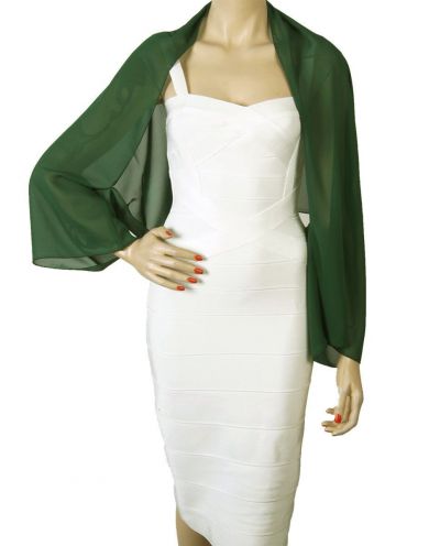 Korte bolero bolero stola in mosgroen