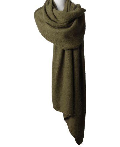 Wol-blend omslagdoek/sjaal 
